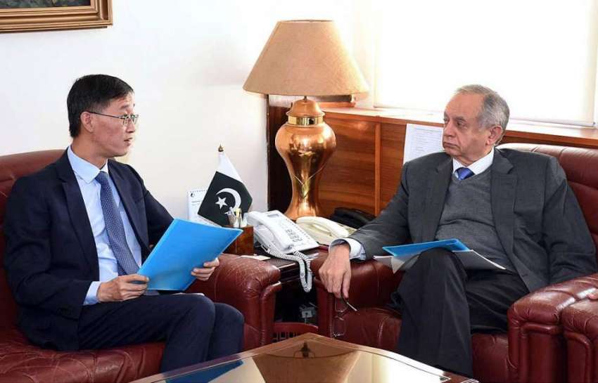 اسلام آباد: وزیر اعظم کے مشیر عبدالرزاق داؤود سے چینی سفیر ..