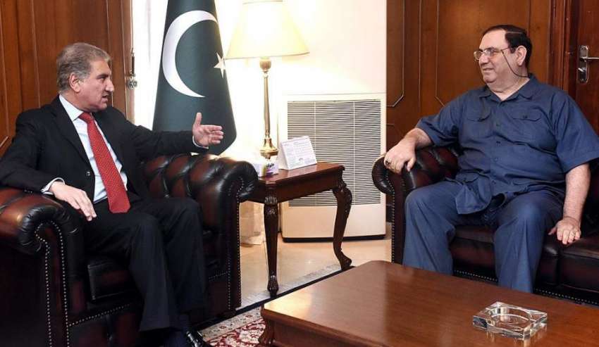 اسلام آباد: وفاقی وزیر خارجہ مخدوم شاہ محمود قریشی سے عراق ..