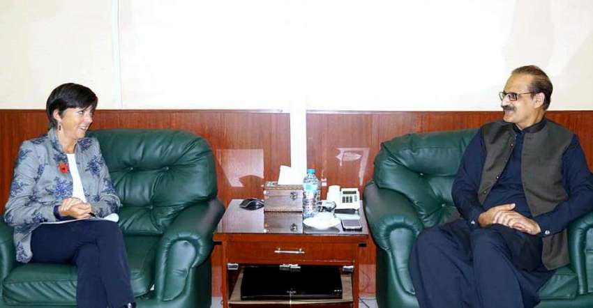 اسلام آباد: وفاقی وزیر صحت عامر محمود کیانی سےDFIDکی ہیڈ جونا ..