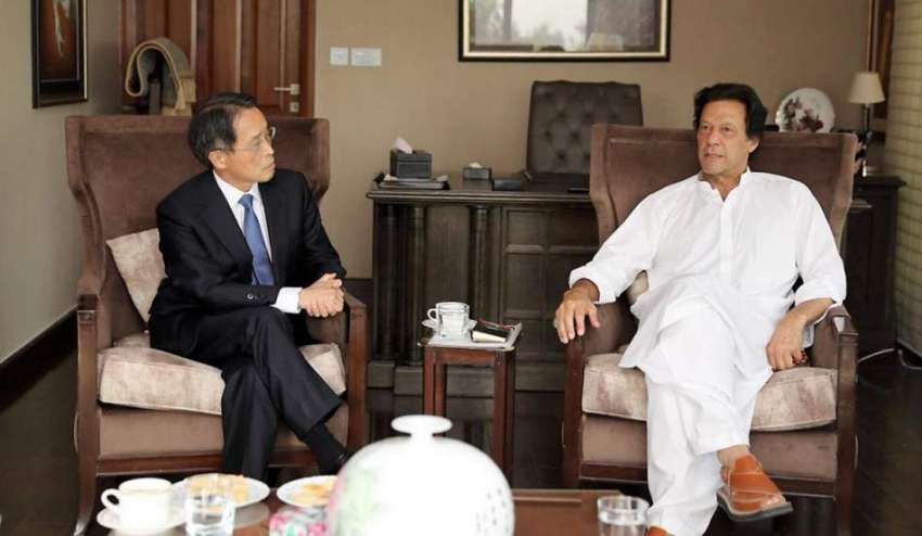 اسلام آباد: چیئرمین پاکستان تحریک انصاف عمران خان سے جاپان ..