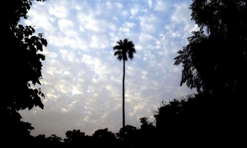 لاہور: صوبائی دارالحکومت میں دوپہر کے و قت آسمان پر چھائے ..