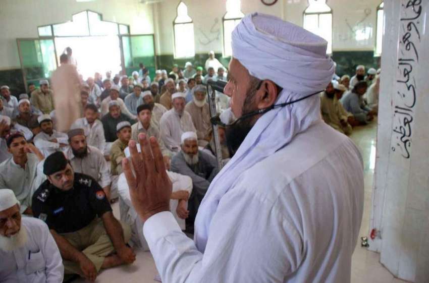 پشاور: ماہ رمضان کے چوتھے جمعةالمبارک کے موقع پر خطبہ دیا ..