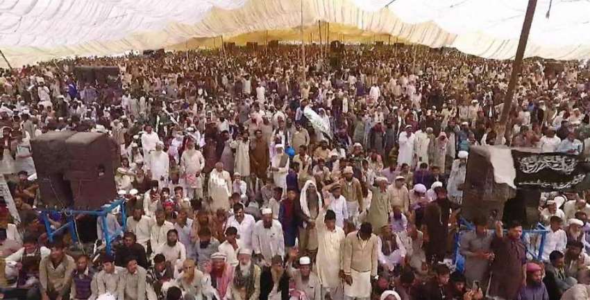 لاہور: کالا شاہ کاکو میں ہزاروں افراد امام کعبہ الشیخ صالح ..