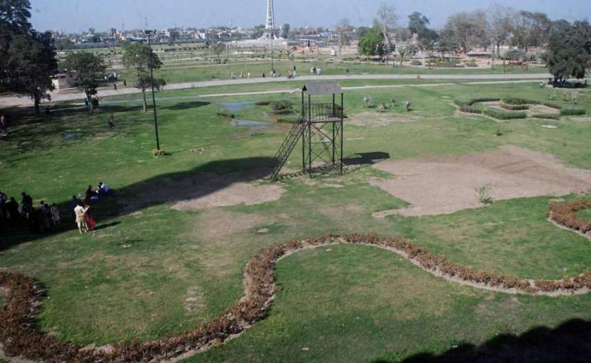 لاہور: گریٹر اقبال پارک کا خوبصورت منظر۔