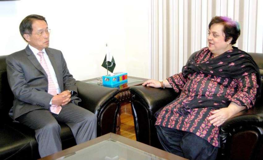 اسلام آباد: وزیر مملکت برائے انسانی حقوق شیرین مزار سے چاپان ..