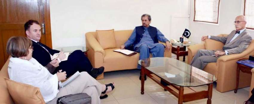 اسلام آباد: وفاقی وزیر تعلیم شفقت محمود سے یورپی یونین کا ..