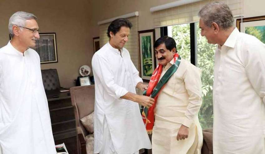 اسلام آباد: چیئرمین پاکستان تحریک انصاف عمران خان، حلقہ ..