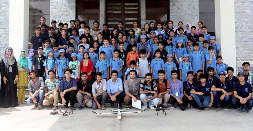 اسلام آباد:ائی ایس ٹی سپیس سمر سکول کی اختتامی تقریب کے موقع ..