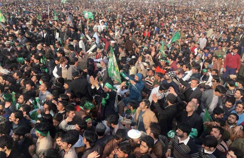 مظفر آباد: یوم یکجہتی کشمیر کے سلسلے میں مسلم لیگ ن کے جلسہ ..