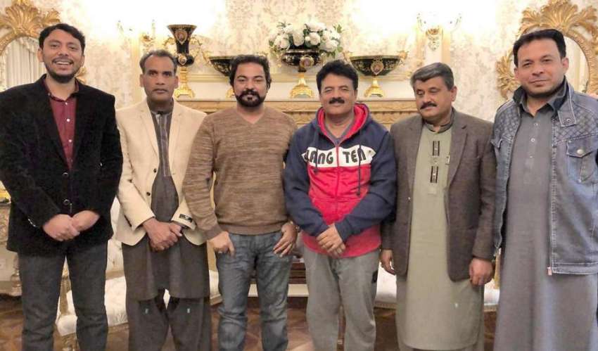 لاہور: تحریک انصاف کے مرکزی رہنما جمشید اقبال چیمہ کیساتھ ..