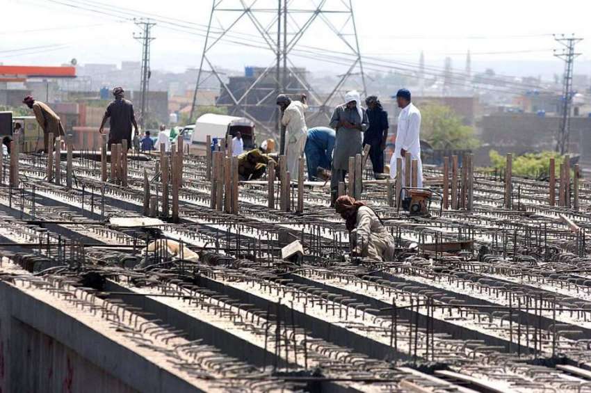 اسلام آباد: وفاقی دارالحکومت میں کھنہ چوک انٹر چینج کے تعمیراتی ..