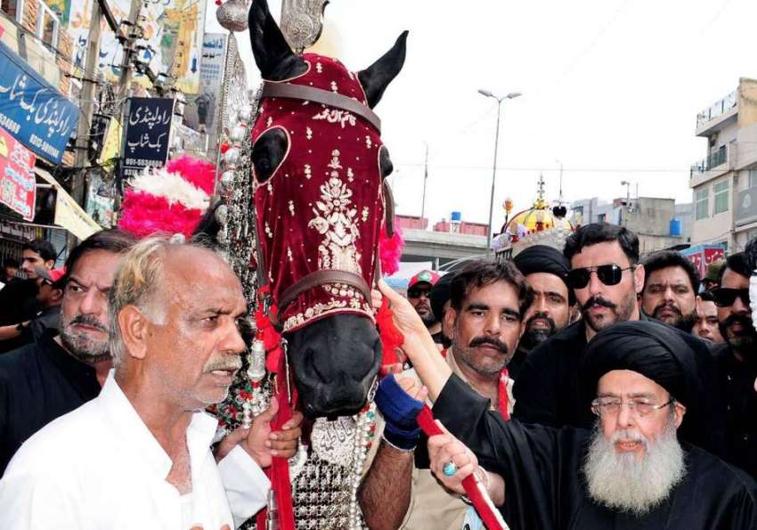 راولپنڈی: تحریک نفاذ فقہ جعفریہ کے سربراہ آغا سید حامد علی ..