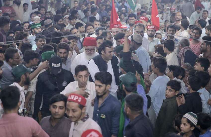 کراچی: پاکستان مسلم لیگ کے نامزد امیدوار برائے حلقہ248سلمان ..