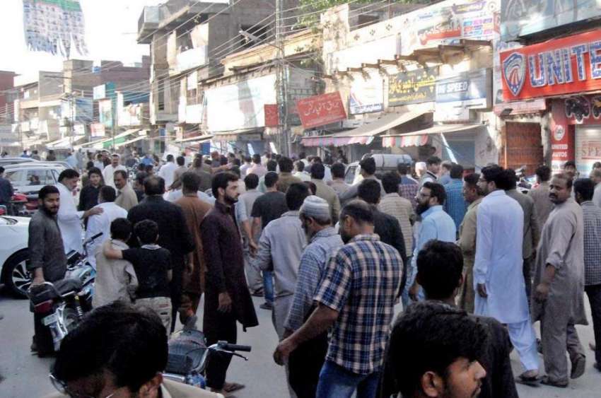 راولپنڈی: تھانہ وارث کی حدود مں ی دکاندار کے قتل کیخلاف تاجر ..