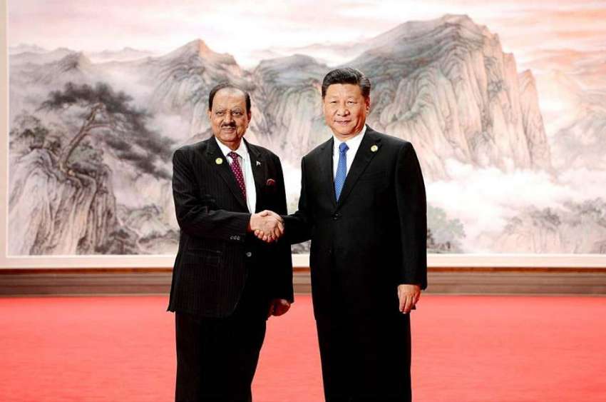 چنگ ڈاؤ: صدرمملکت ممون حسین اور چینی صدر ژی جن پنگ ملاقات ..