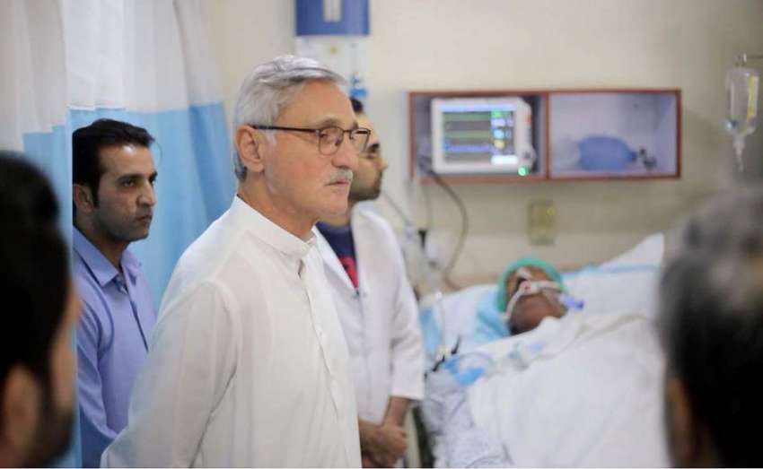 اسلام آباد: جہانگیر ترین ہارٹ اٹیک کے باعث ہسپتال میں زیر ..