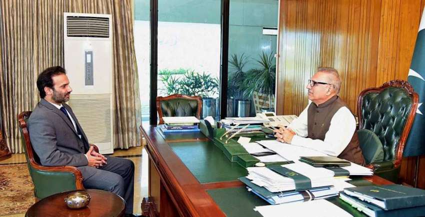 اسلام آباد: صدر مملکت ڈاکٹر عارف علوی سے منیجنگ ڈائریکٹر ..