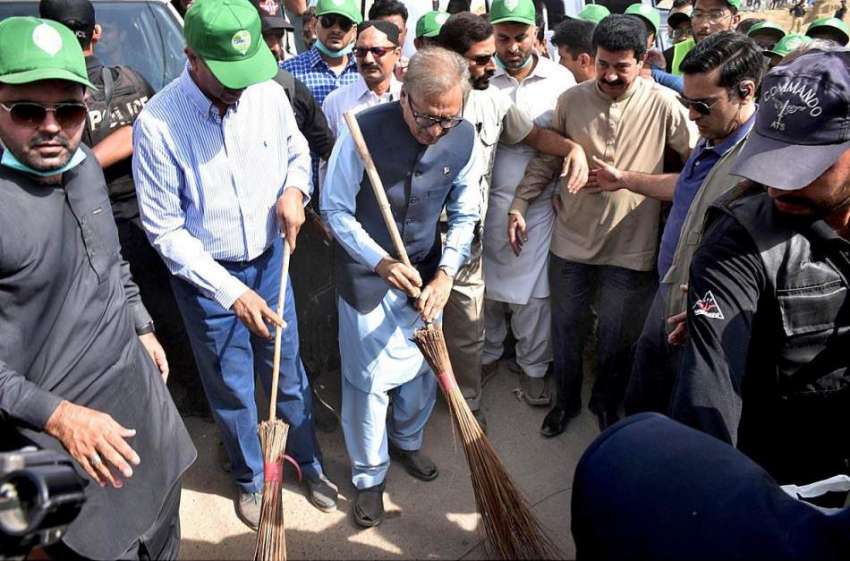 اسلام آباد: صدر مملکت ڈاکٹر عارف علوی Clean & Green Pakistanمہم کے ..