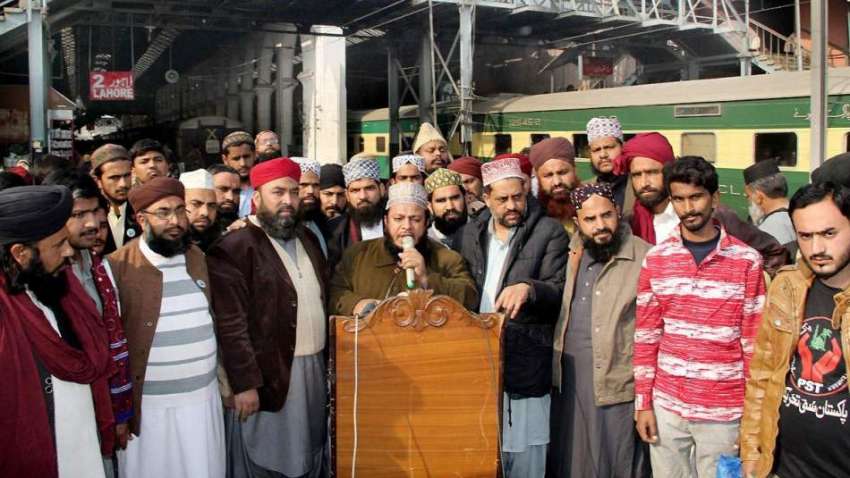 لاہور: سنی تحریک کے رہنما مولانا مجاہد عبدالرسول اسلام آباد ..