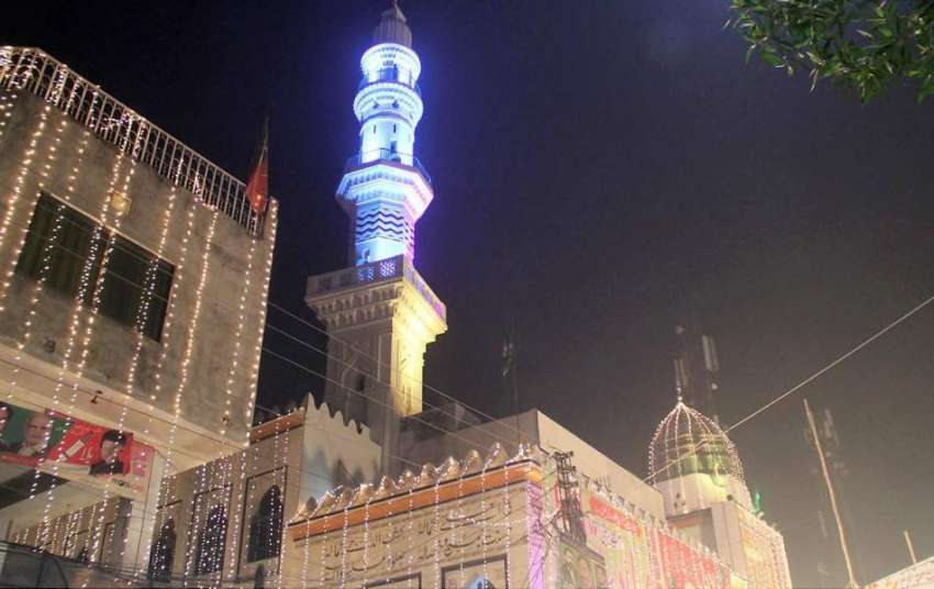 لاہور: جشن عید میلاد النبیﷺ کی مناسبت سے مدینہ مسجد ٹاؤن ..