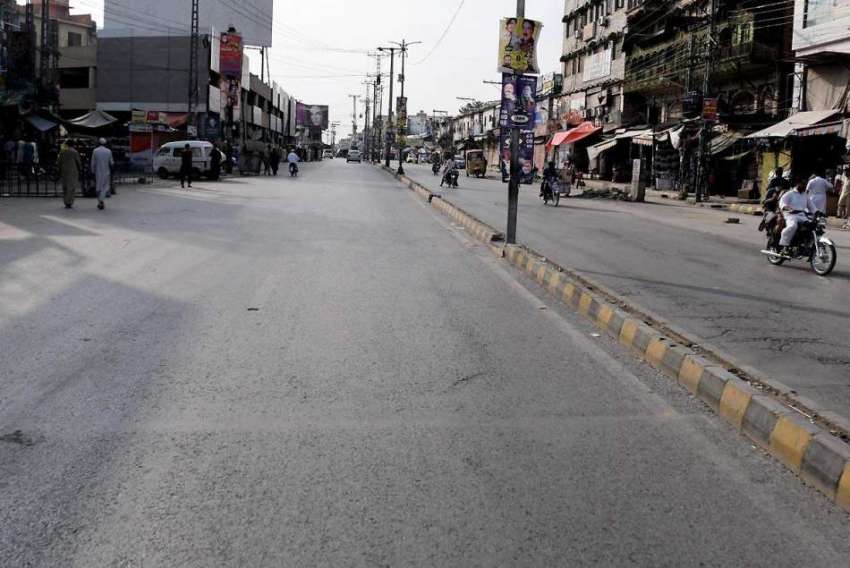 راولپنڈی: عام انتخابات 2018  کے موقع پر راجہ بازار سنسان دکھائی ..
