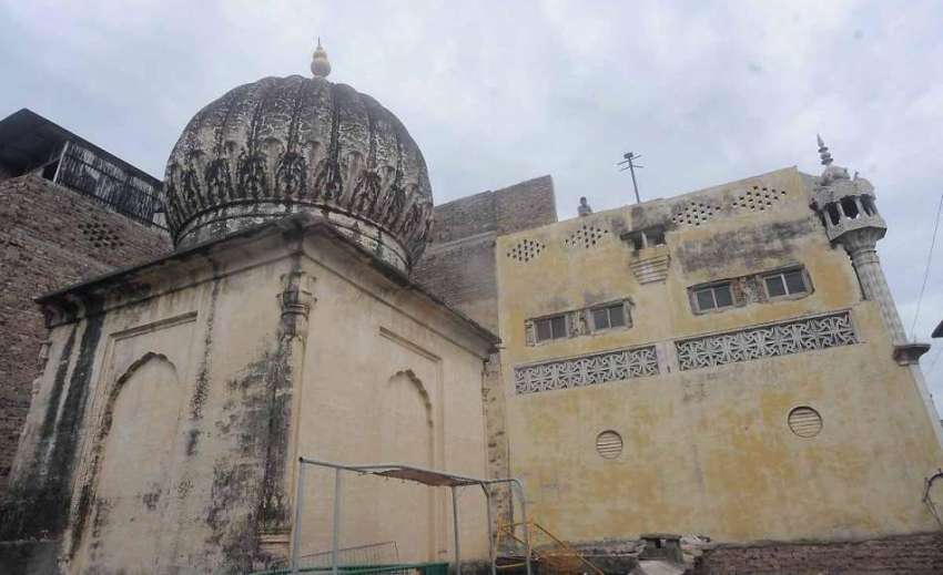 راولپنڈی: امرپورہ میں واقع قدیمی دیوی مندر کا منظر۔