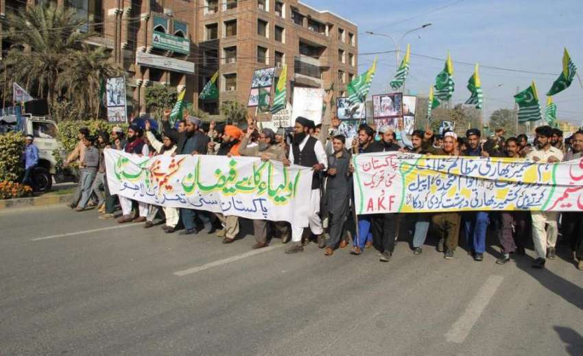 لاہور: سنی تحریک کے زیر اہتمام کشمیریوں سے اظہار یکجہتی ..