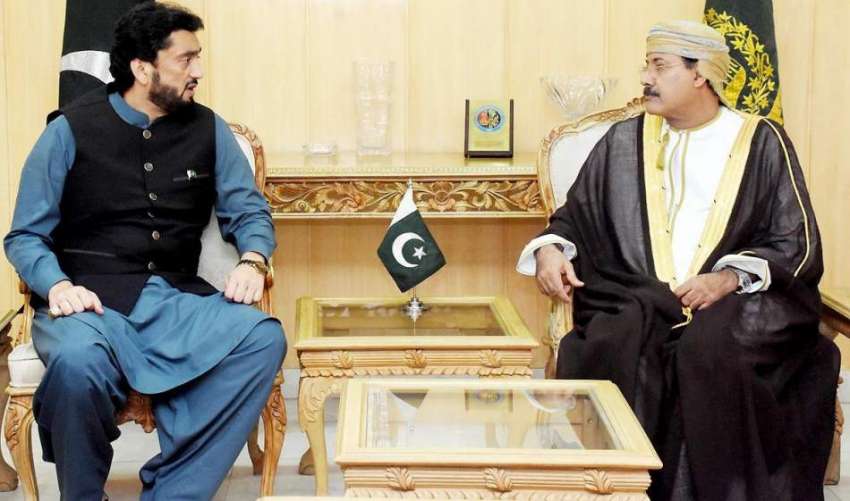 اسلام آباد: وزیر مملکت برائے داخلہ شہریار خان سے عمان کے ..