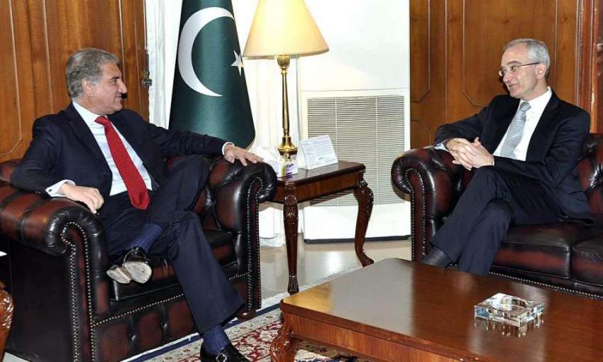 اسلام آباد: وفاقی وزیر خارجہ مخدوم شاہ محمود قریشی سے سپینش ..
