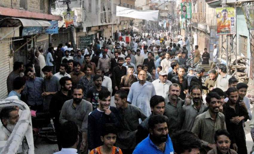 راولپنڈی: سر سید چوک کے قریب تجاوزات آپریشن کے دوران علاقہ ..