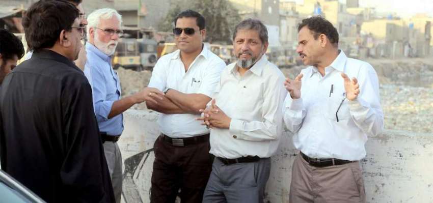 کراچی: چیئرمین بلدیہ وسطیٰ ریحان ہاشمی ورلڈ بینک کے چار ..