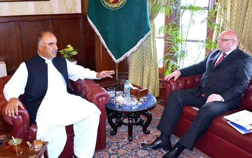 پشاور: گورنر خیبر پختونخوا شاہ فرمان سے بلارس کے سفیر ملاقات ..