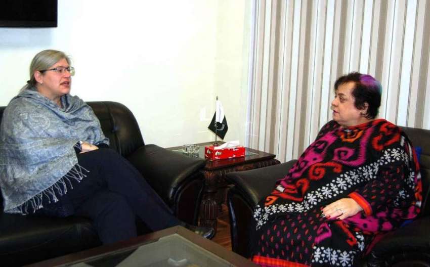 اسلام آباد: وفاقی زیر برائے انسانی حقوق ڈاکٹر شیریں مزاری ..