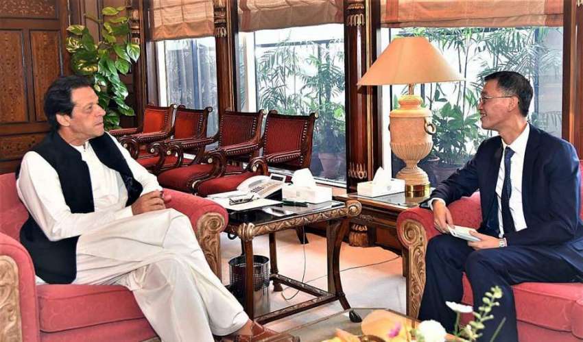 اسلام آباد: وزیراعظم عمران خان سے چینی سفیر ژاؤ جنگ ملاقات ..