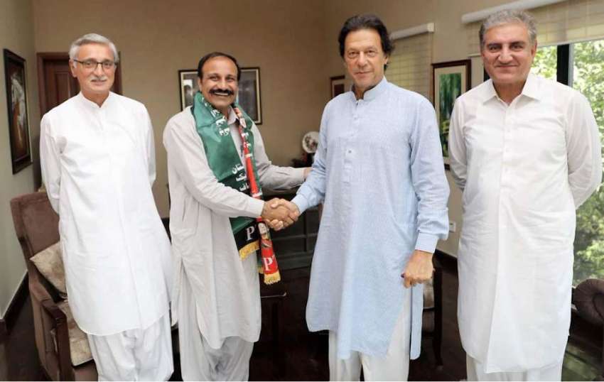 اسلام آباد: چیئرمین پی ٹی آئی عمران خان سے خوشاب کے حلقہ ..