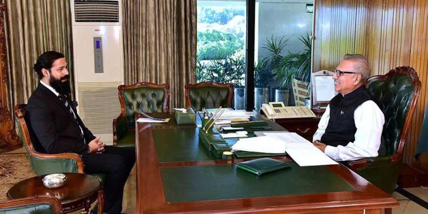 اسلام آباد: صدر مملکت ڈاکٹر عارف علوی سے رکن سندھ اسمبلی ..