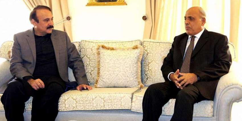 اسلام آباد: گورنر پنجاب ملک محمد رفیق رجوانہ سے وزیر مملکت ..