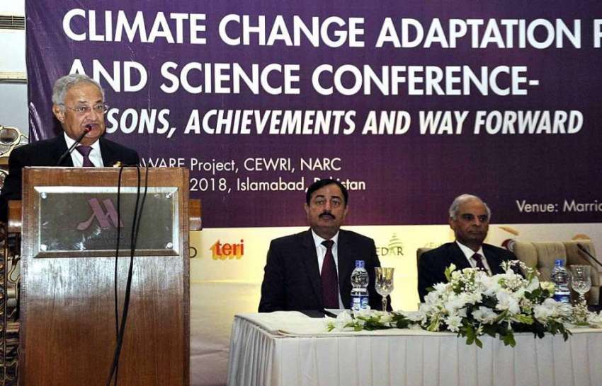 اسلام آباد: سینیٹر نثار میمن موسمیاتی تبدیلی اصلاحات بارے ..