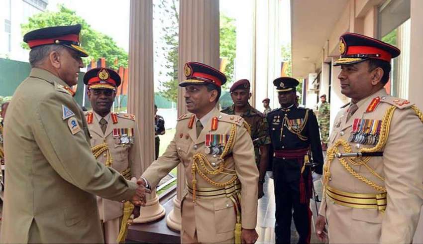 سری لنکا: آرمی چیف جنرل قمر جاوید باجوہ سری لنکا کے دو روزہ ..