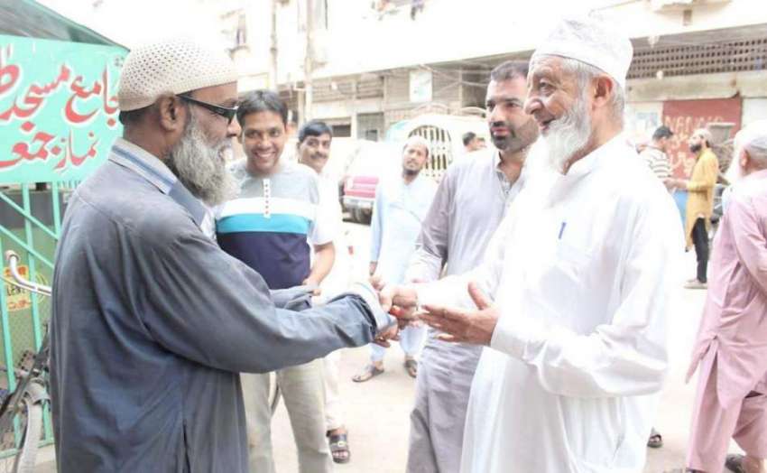 کراچی: متحدہ مجلس عمل کے حلقہNA-247سے نامزد امیدوار محمد حسین ..