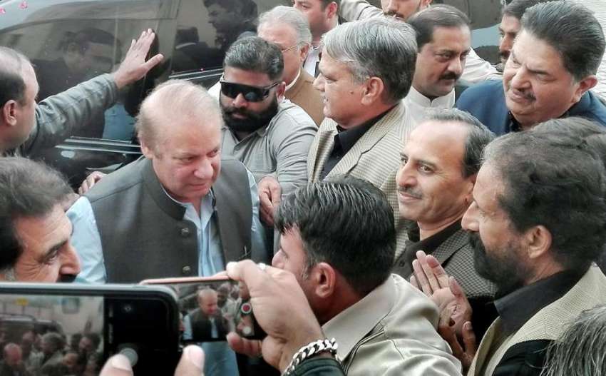 اسلام آباد: سابق وزیر اعظم نواز شریف احتساب عدالت پیشی کے ..