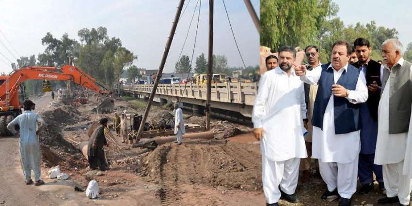 پشاور: خیبر پختونخوا کے وزیر مواصلات اکبر ایوب خان ناگمان ..
