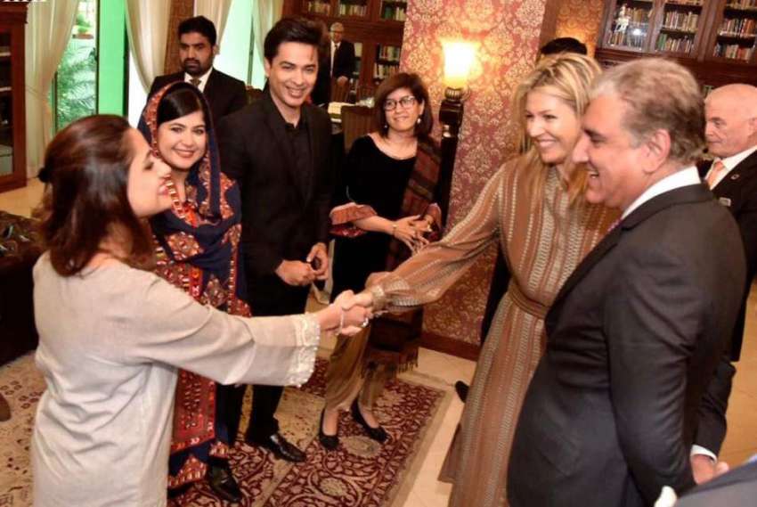 اسلام آباد : نیدرلینڈ کی ملکہ میکسمہ کی وزارت خارجه آمد پر ..
