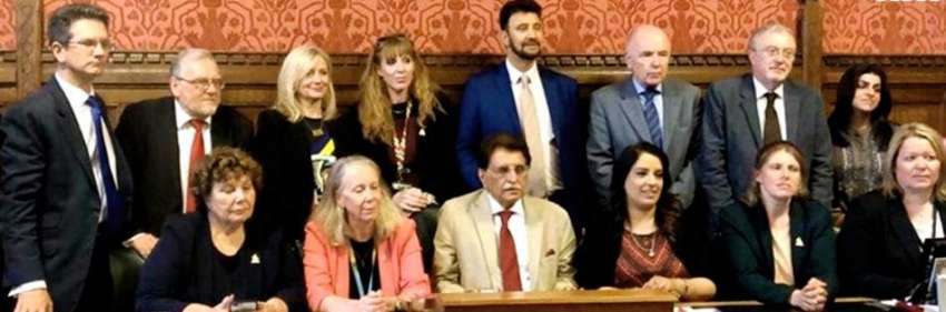 لندن : وزیراعظم آزادکشمیرراجہ محمد فاروق حیدر خان کا برطانوی ..