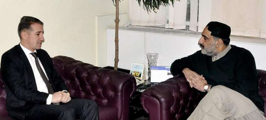اسلام آباد: وفاقی وزیر برائے فوڈ سکیورٹی صاحبزادہ محمد محبوب ..