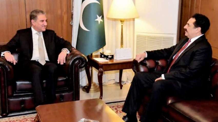 اسلام آباد: وزیر خارجہ شاہ محمود قریشی سے سربراہ اسلامی ..