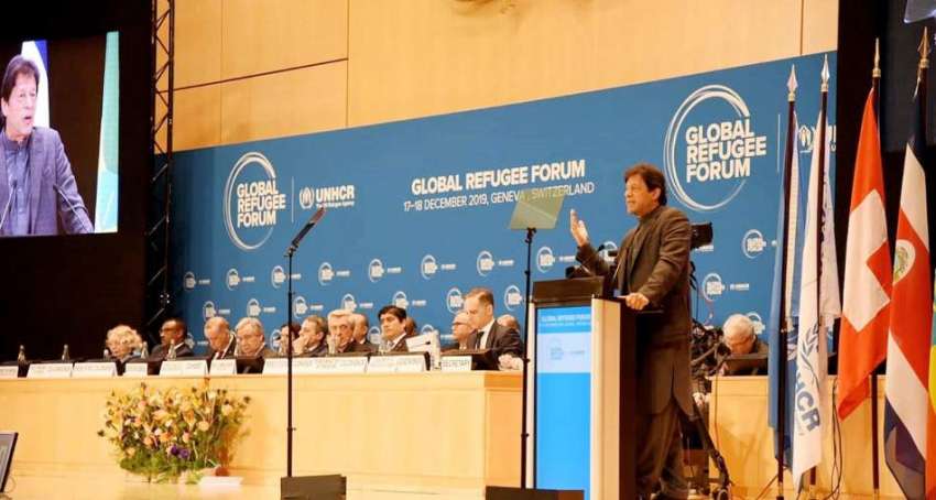 جنیوا: وزیر اعظم عمران خان اقوام متحدہ میں پہلے عالمی مہاجر ..