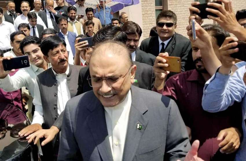 اسلام آباد: سابق صدر آصف علی زرداری نیب عدالت پیشی کے لیے ..