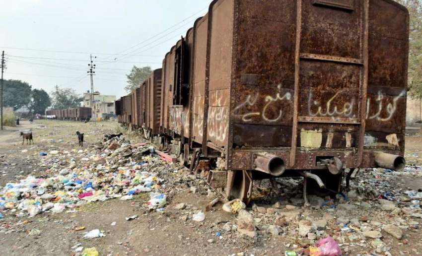 لاہور: مغلپورہ باجالائن میں ریلوے کا قیمتی اثاثہ متلعقہ ..
