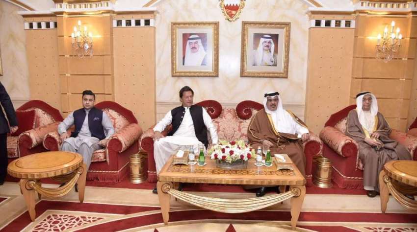 منامہ: وزیر اعظم عمران خان بحرین کے ولی عہد شہزادہ سلمان ..